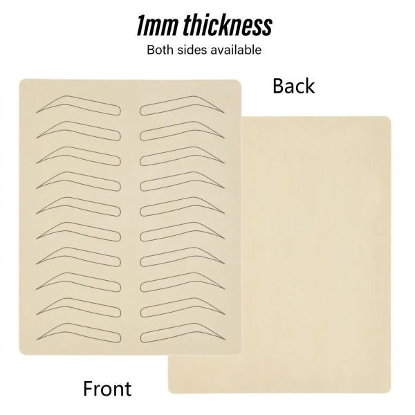Single-Sided Printed Practice Skin - Perfect for Tattoo Training"